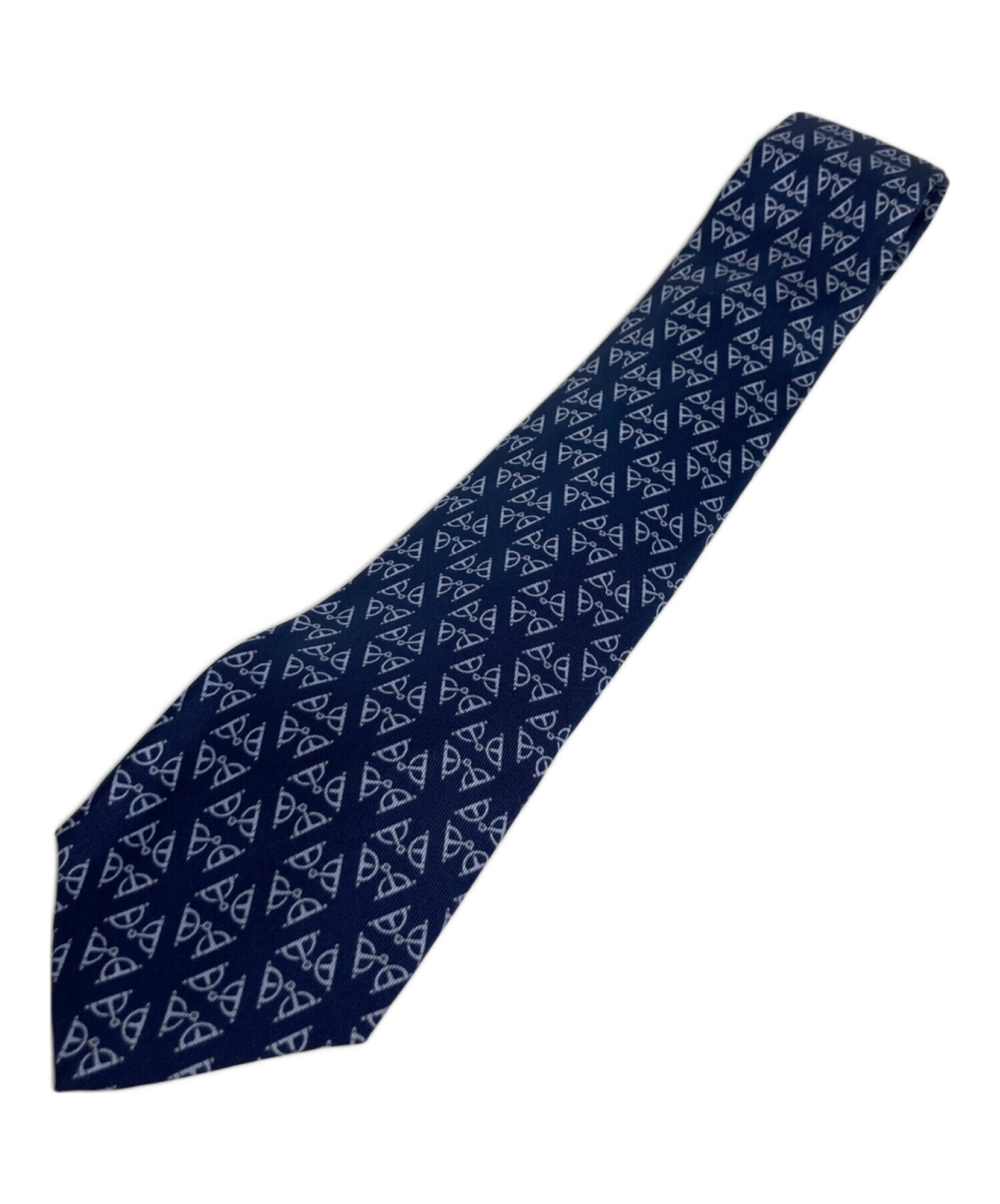 中古・古着通販】HERMES (エルメス) ネクタイ ネイビー サイズ:記載