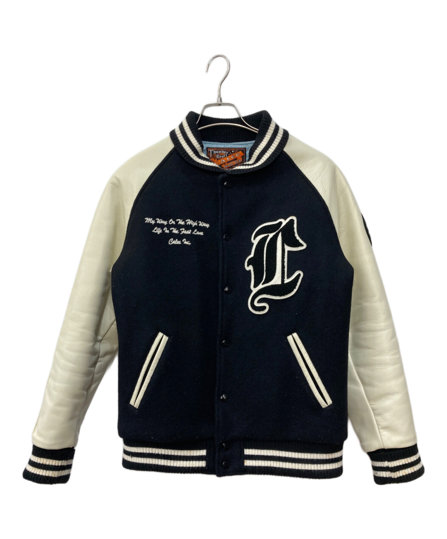 中古・古着通販】CALEE (キャリー) スタジャン ブラック サイズ:M