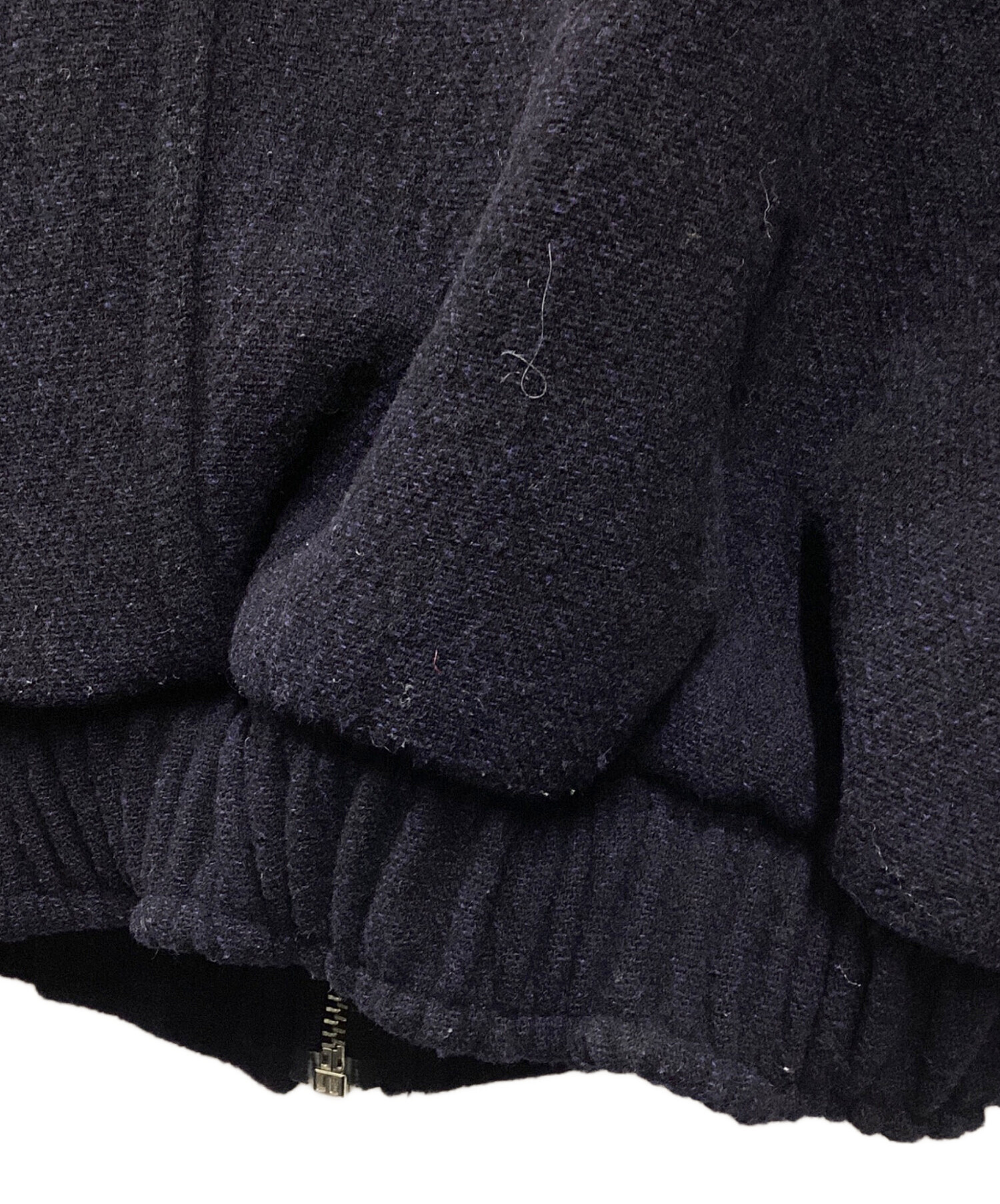 中古・古着通販】OHOTORO (オオトロ) Mannish Wool Blouson ネイビー