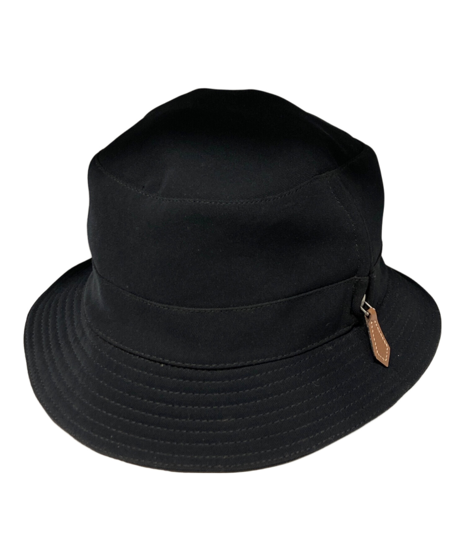 中古・古着通販】HERMES (エルメス) モッチバケットハット ブラック