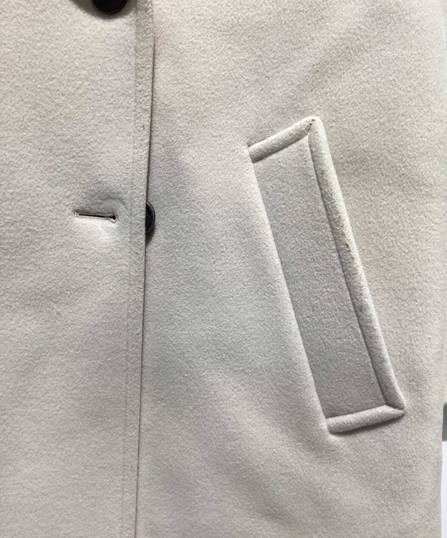 中古・古着通販】IENA (イエナ) ダブルモッサコート ベージュ サイズ