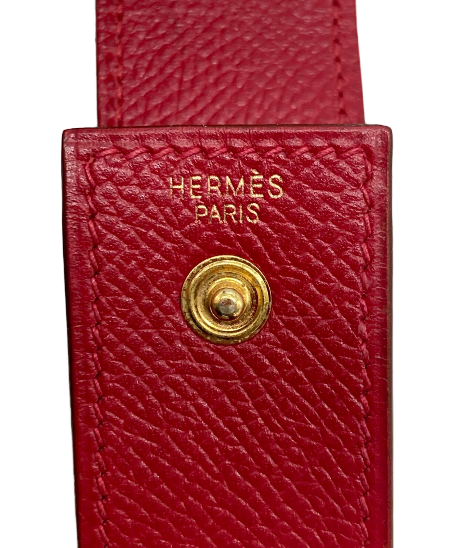 中古・古着通販】HERMES (エルメス) リップケース レッド｜ブランド