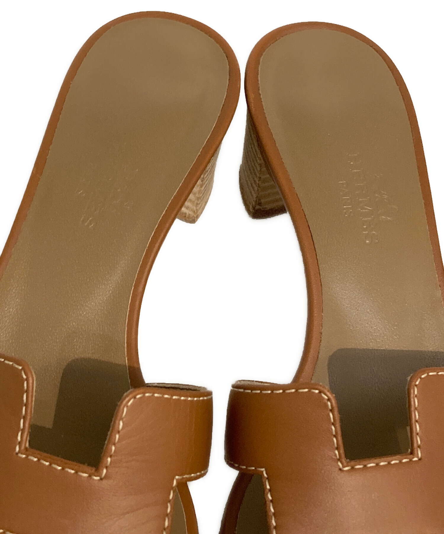 中古・古着通販】HERMES (エルメス) オアジス レザー サンダル / OASIS