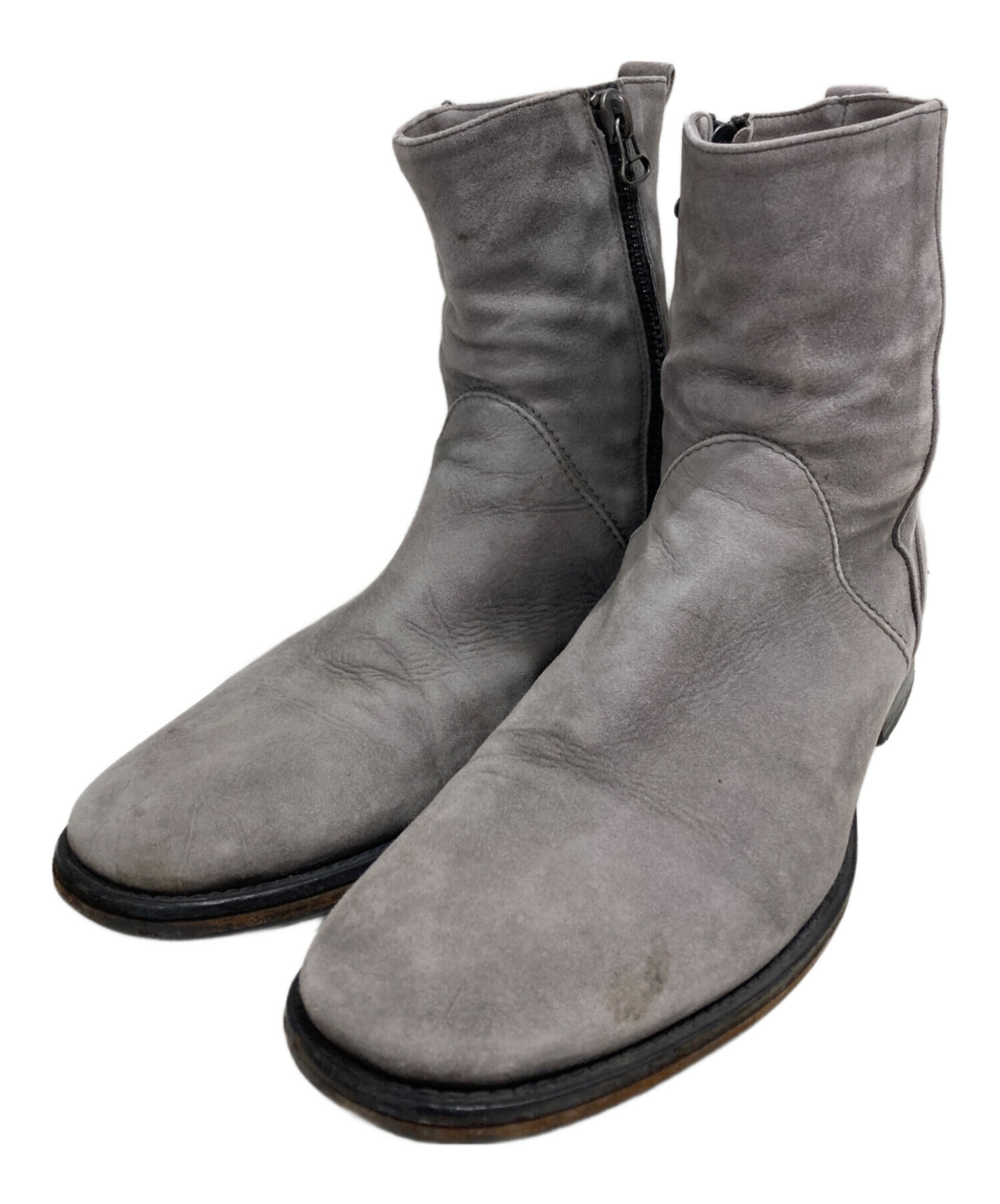 中古・古着通販】BUTTERO (ブッテロ) サイドジップスウェードブーツ