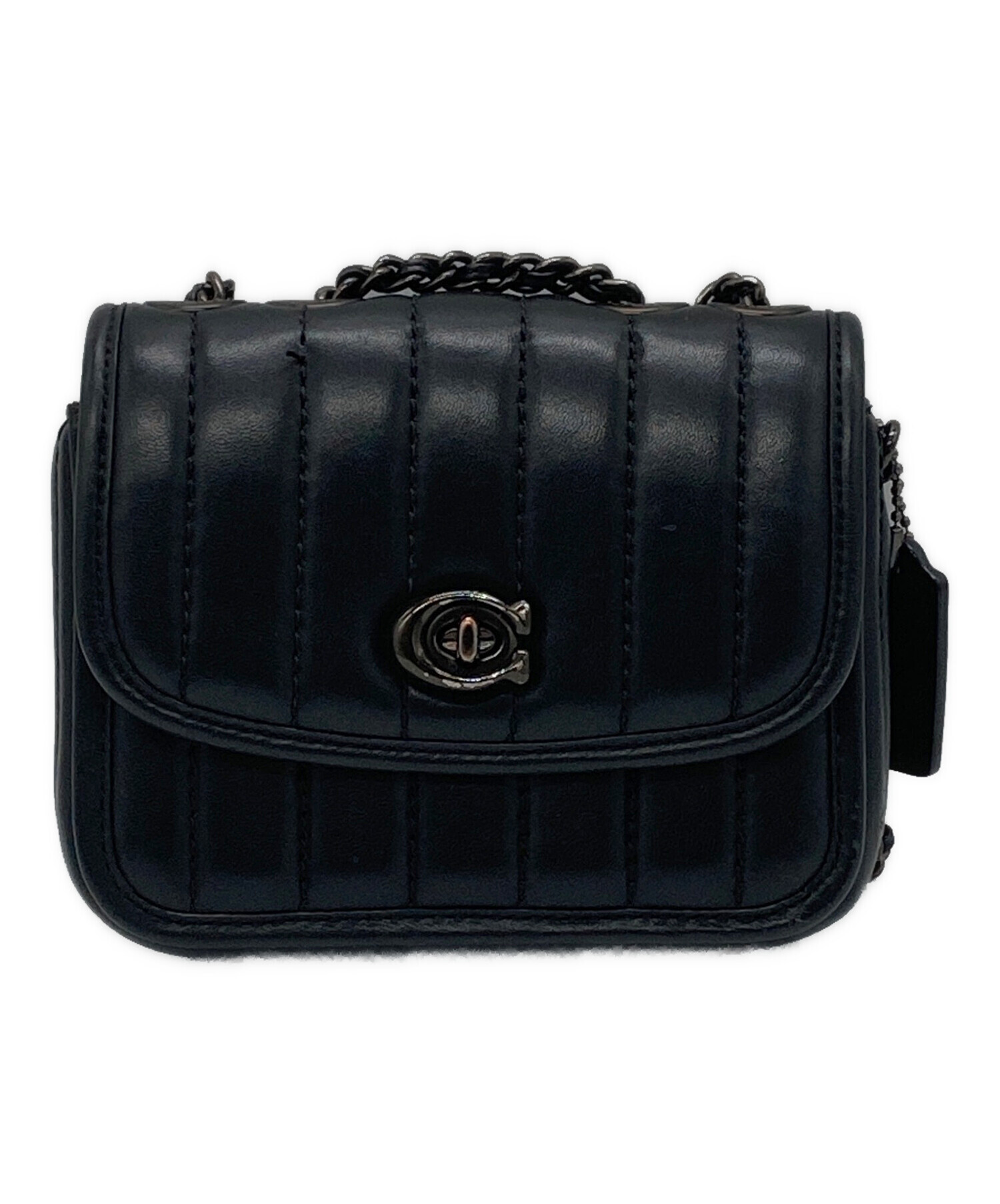 中古・古着通販】COACH (コーチ) チェーンミニショルダーバッグ