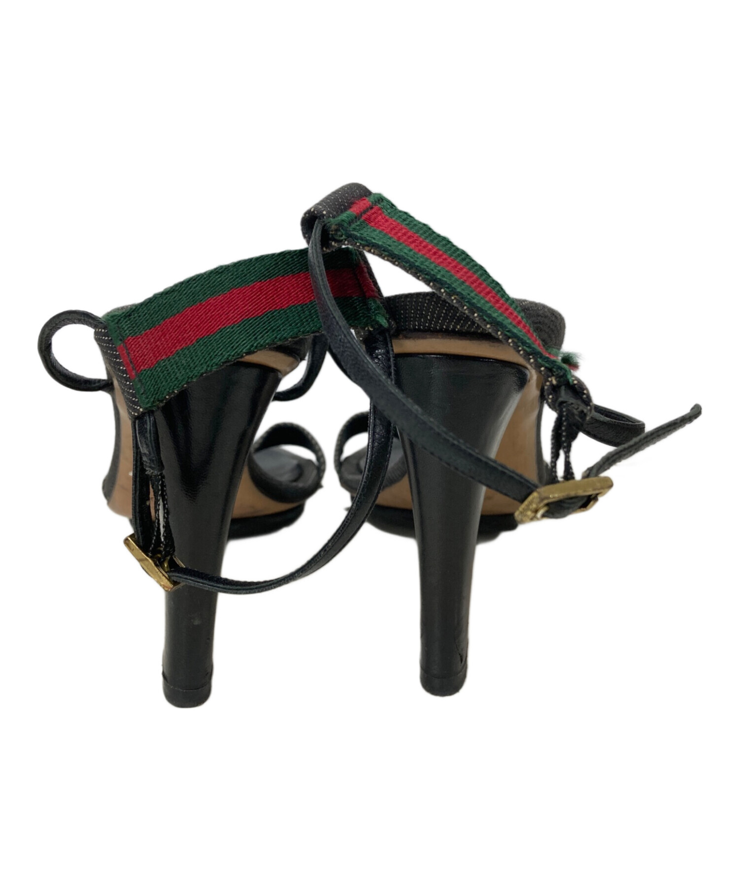 中古・古着通販】GUCCI (グッチ) シェリーラインヒールサンダル