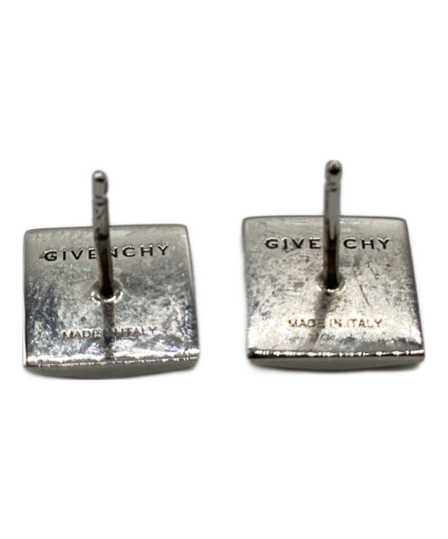 中古・古着通販】GIVENCHY (ジバンシィ) 4Gモノグラムピアス シルバー