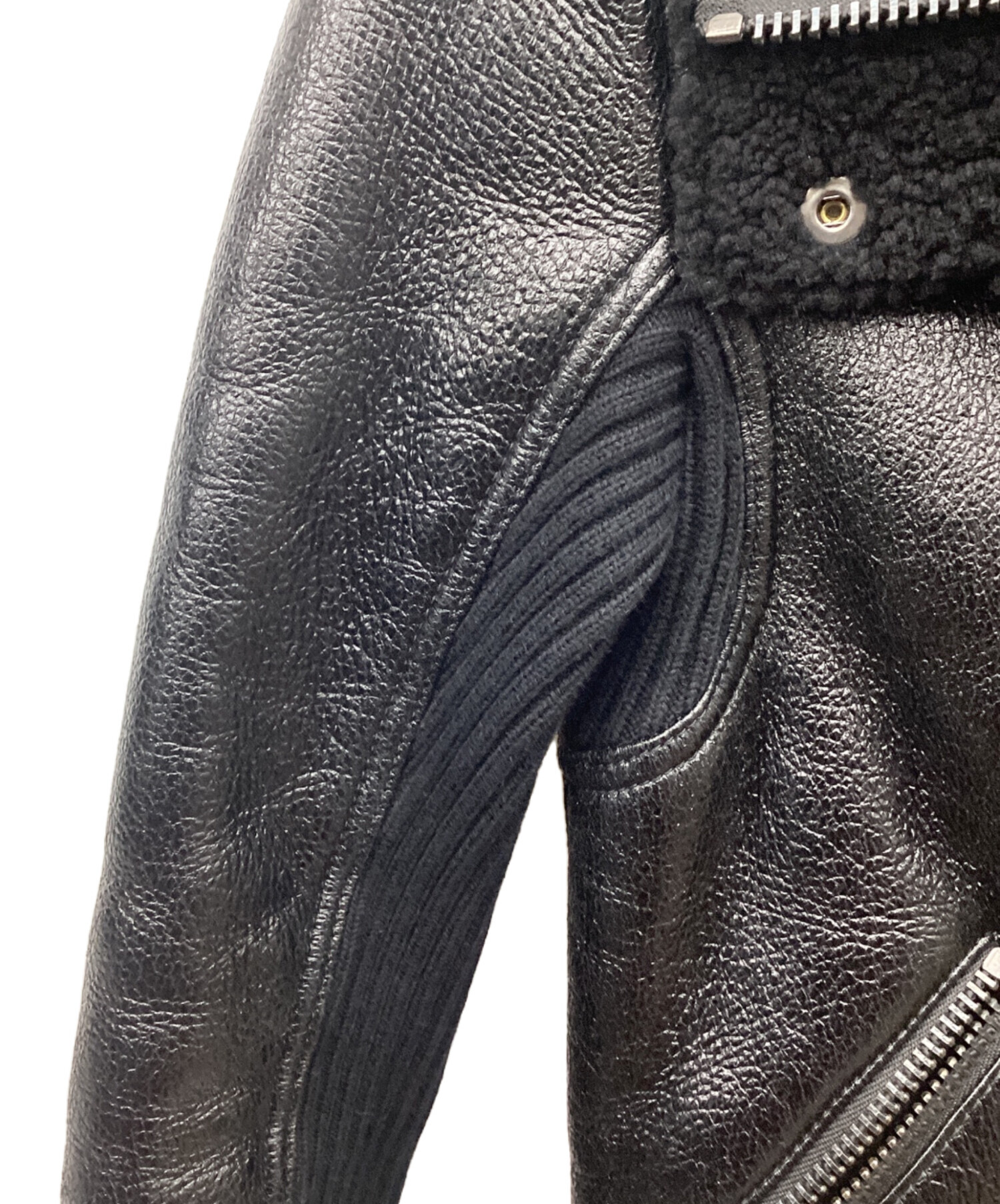 中古・古着通販】BURBERRY LONDON (バーバリーロンドン) ラムレザー裏