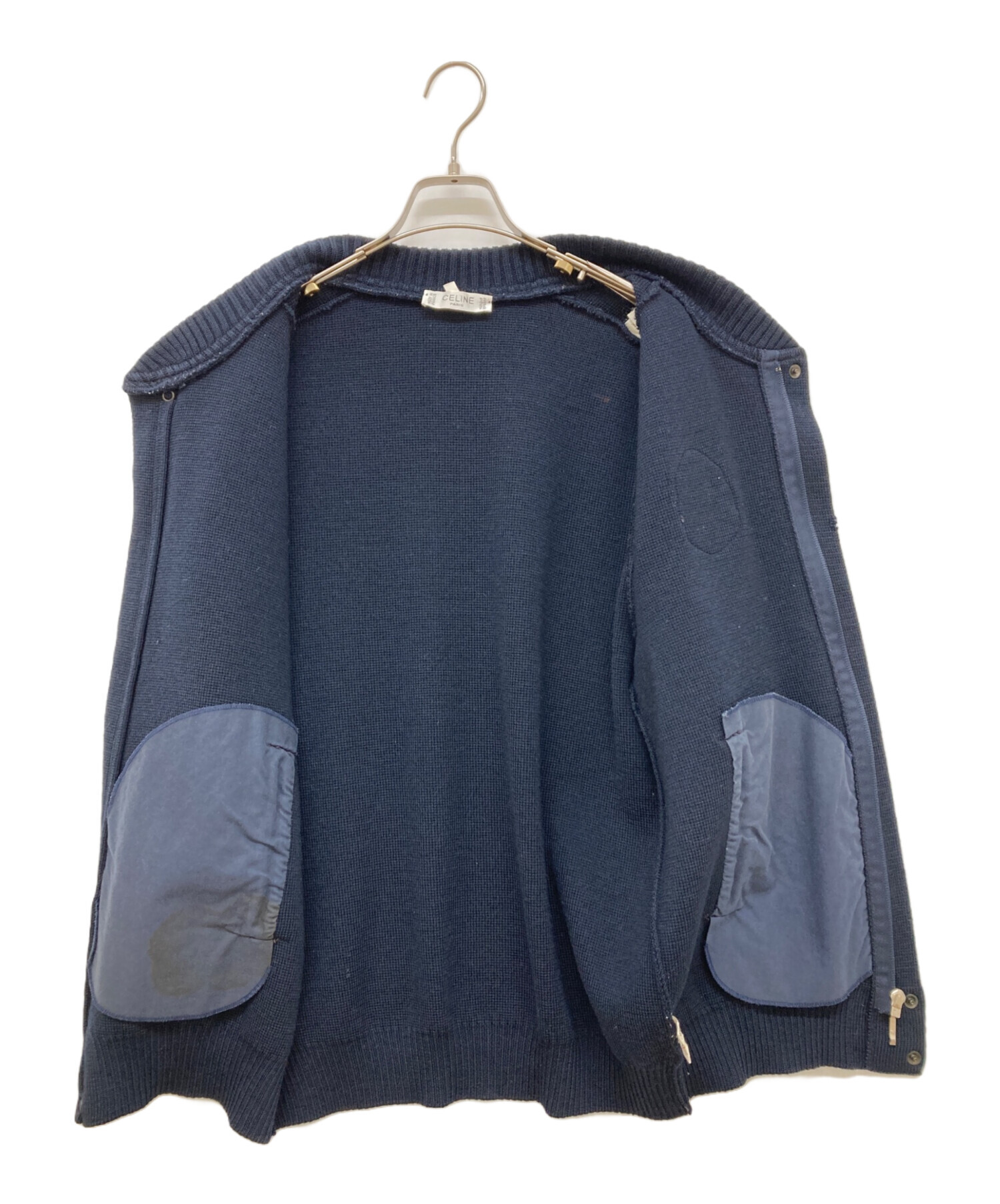 中古・古着通販】CELINE (セリーヌ) スタジャン ネイビー サイズ:M