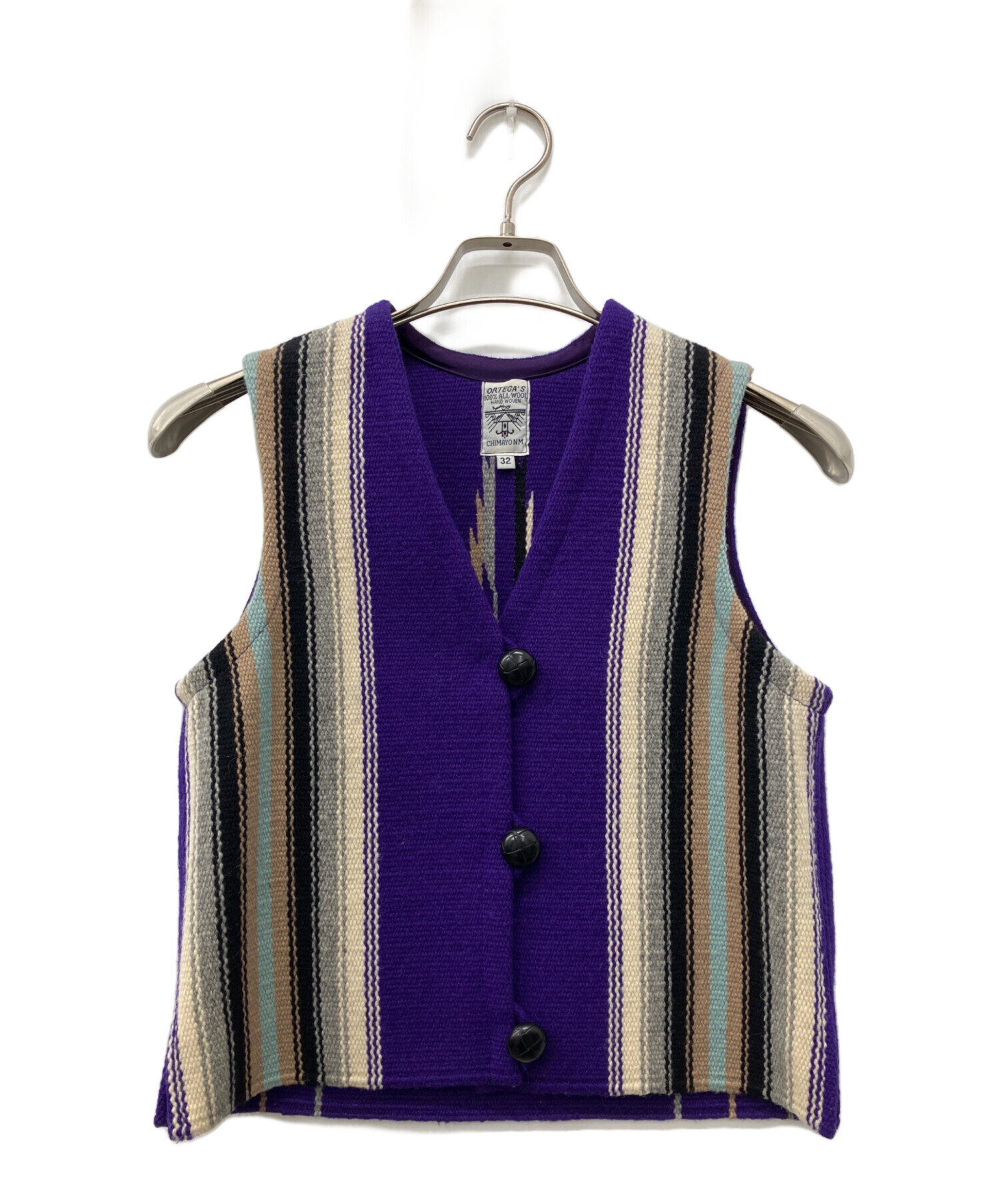 中古・古着通販】ORTEGA's (オルテガ) チマヨベスト パープル サイズ