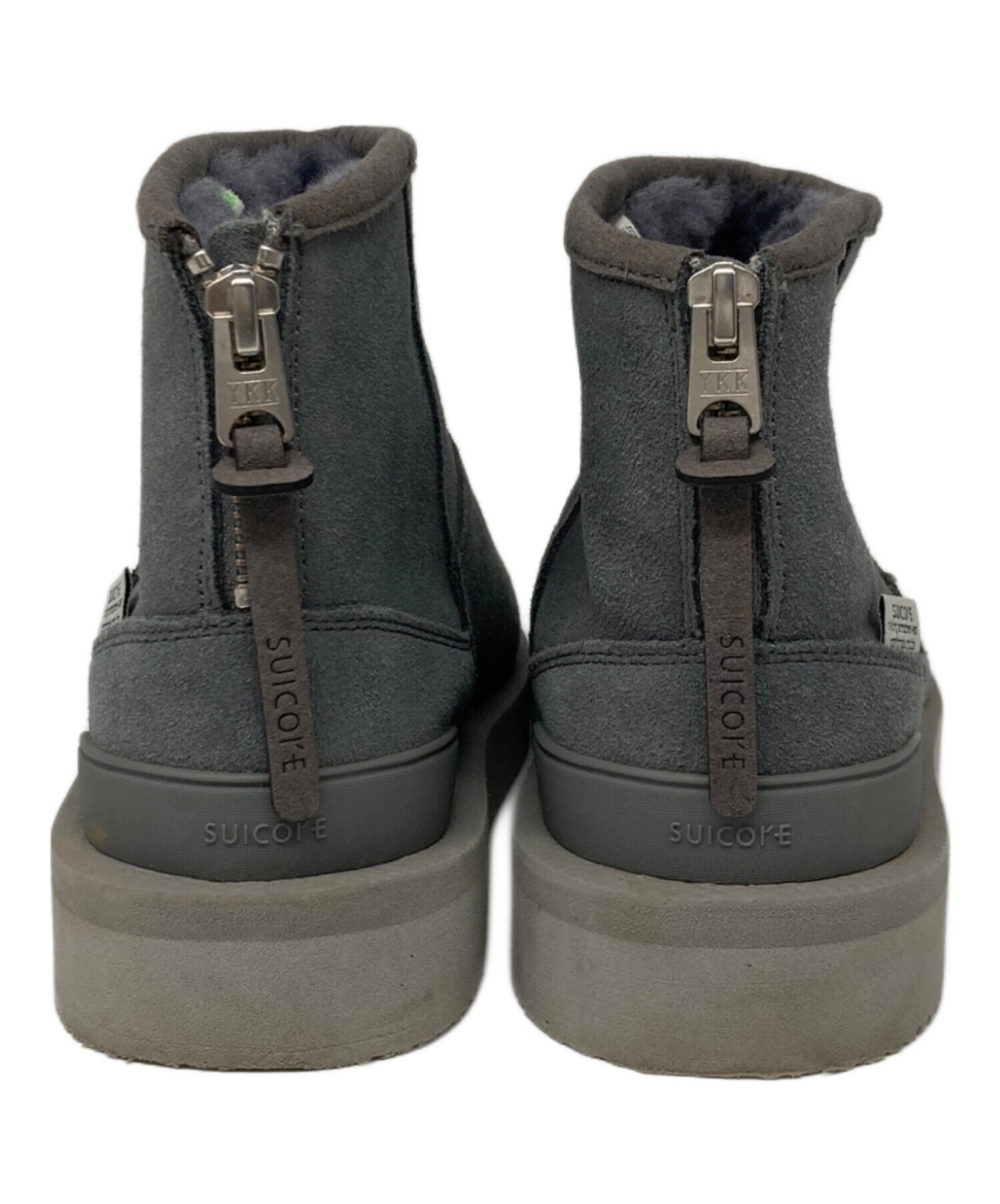 中古・古着通販】suicoke (スイコック) ムートンブーツ グレー サイズ