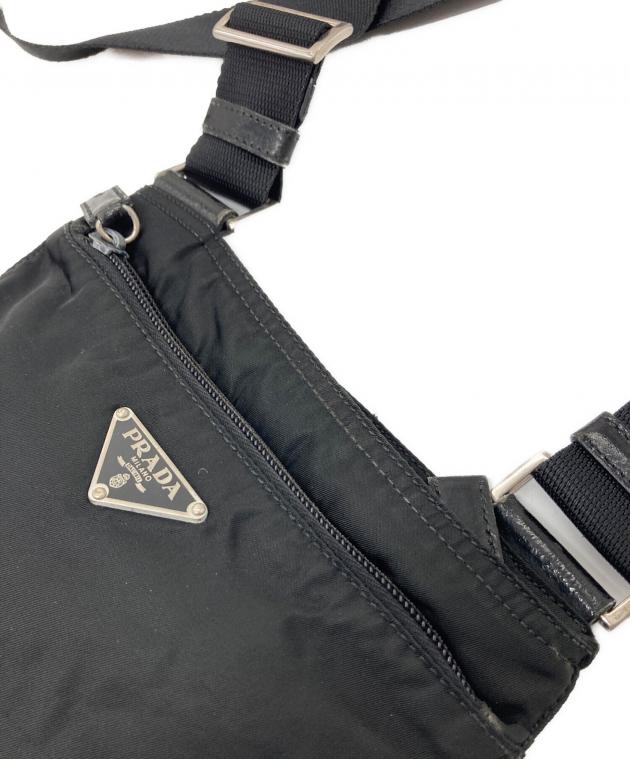 中古・古着通販】PRADA (プラダ) ナイロンショルダーバッグ サコッシュ