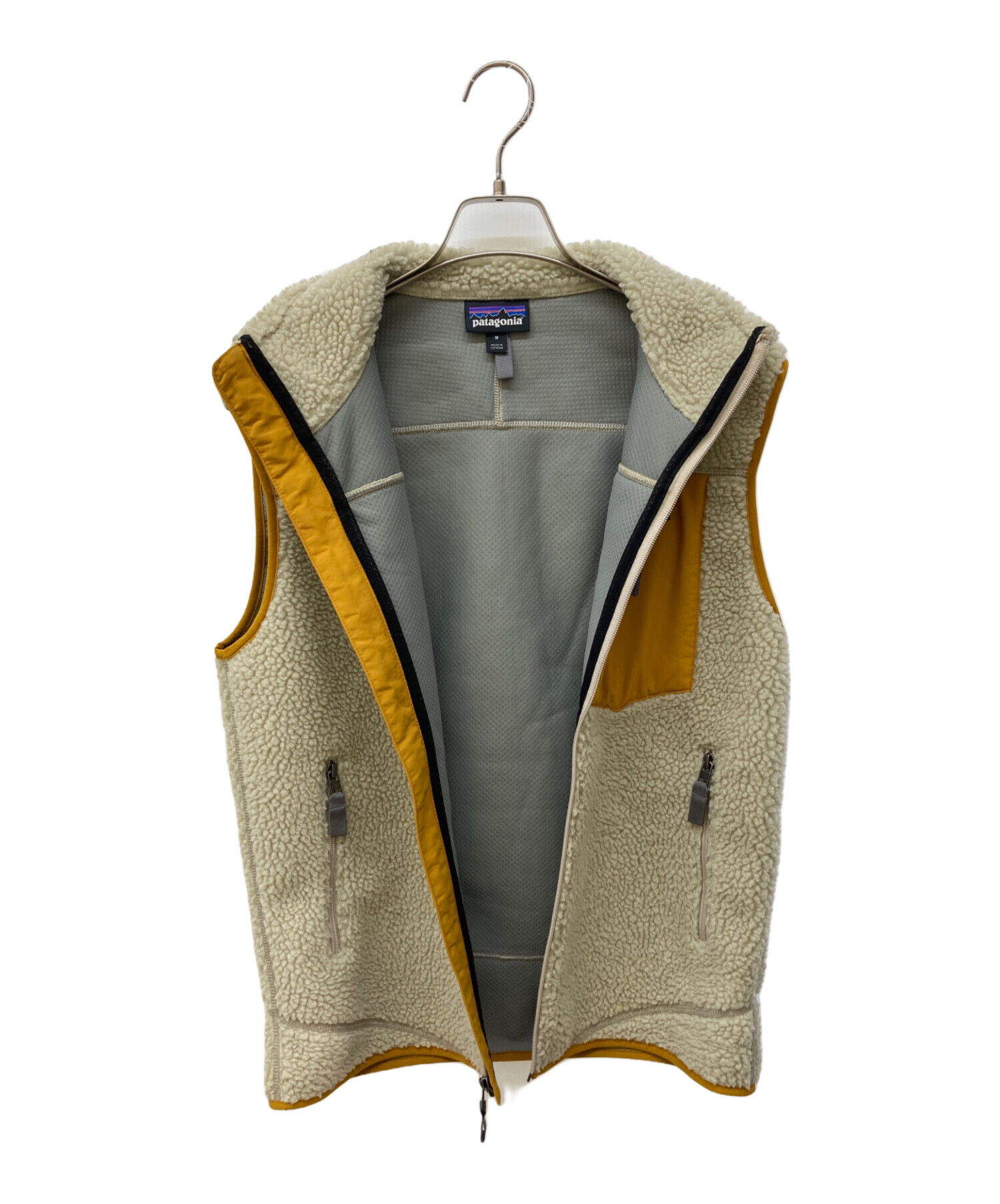 パタゴニア クラシックレトロX フリースベスト Mサイズ クリーム