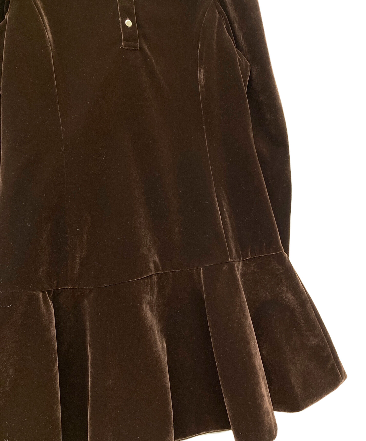 中古・古着通販】Rirandture (リランドチュール) ベルベットカラーミニ