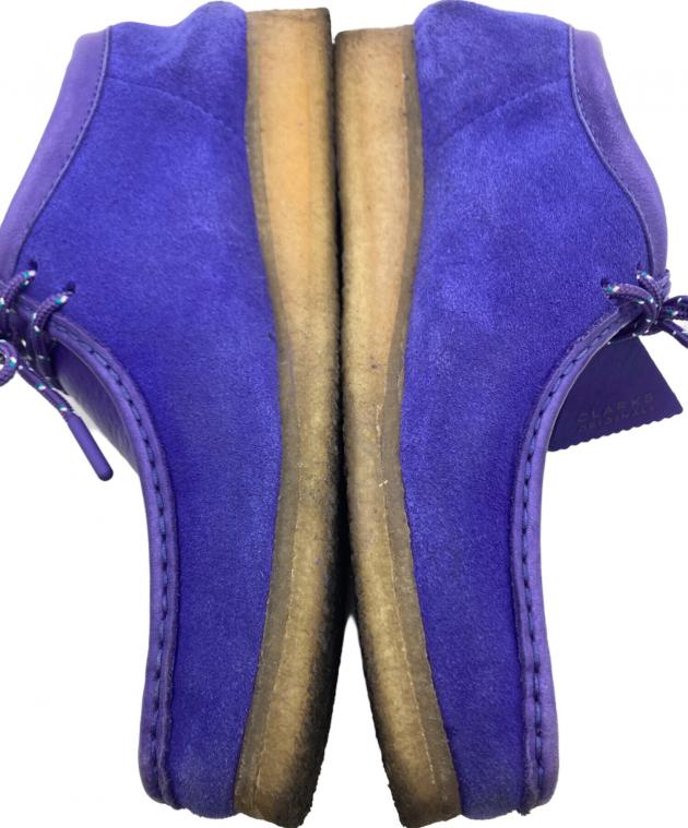 中古・古着通販】CLARKS (クラークス) ワラビーシューズ パープル