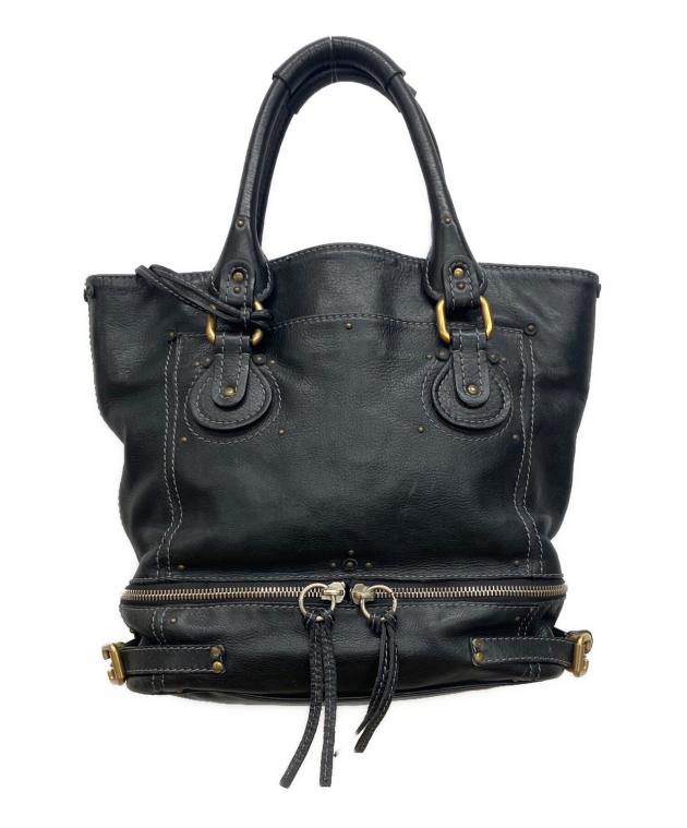 中古・古着通販】Chloe (クロエ) レザーパディントントートバッグ