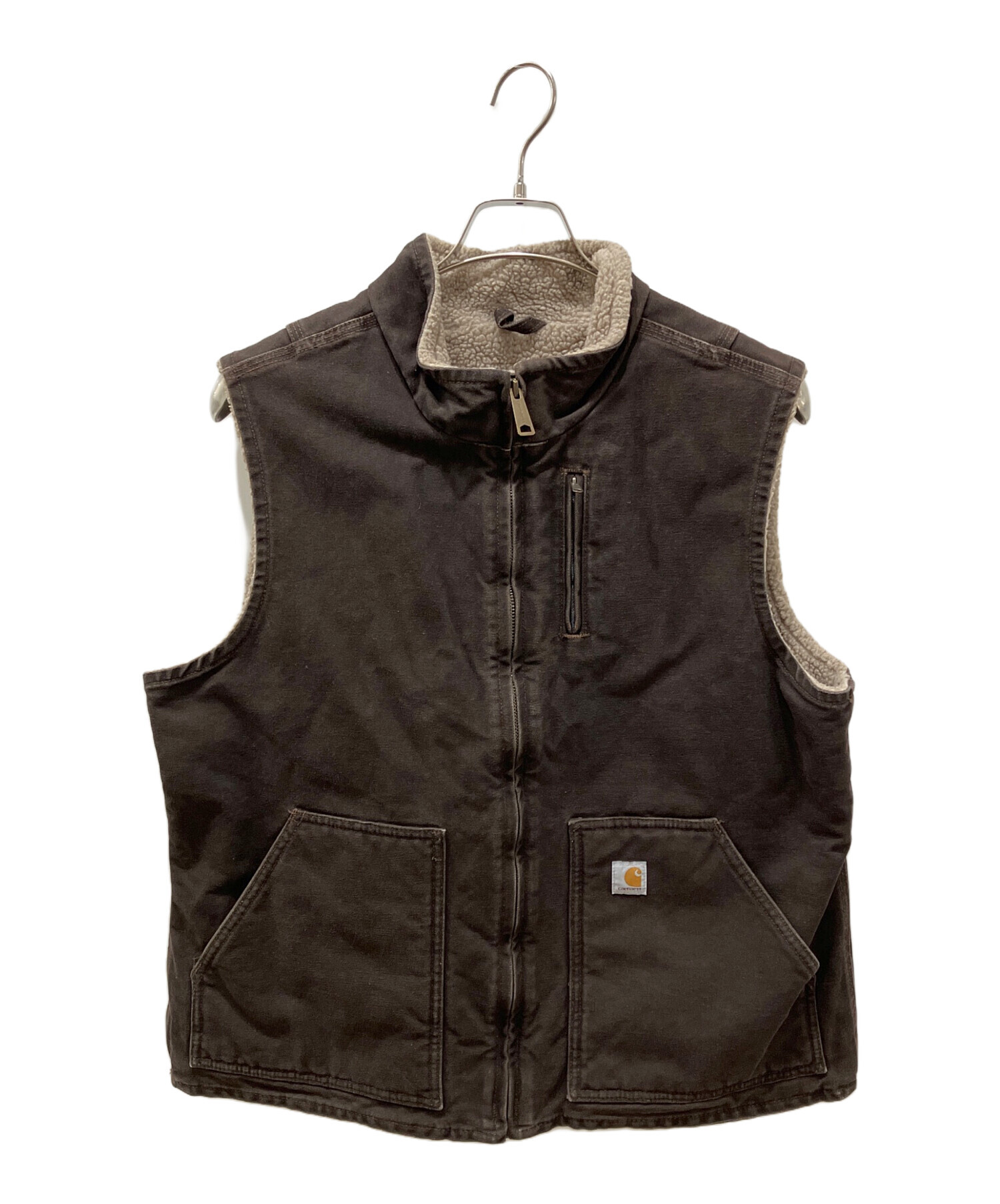 中古・古着通販】CarHartt (カーハート) 00S ダックベスト ブラウン