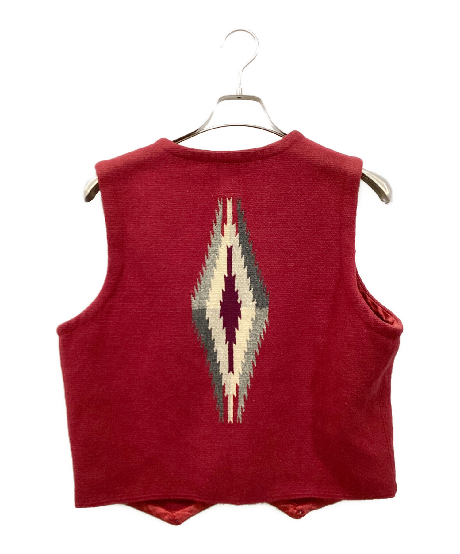 中古・古着通販】ORTEGA's (オルテガ) チマヨベスト レッド サイズ:40