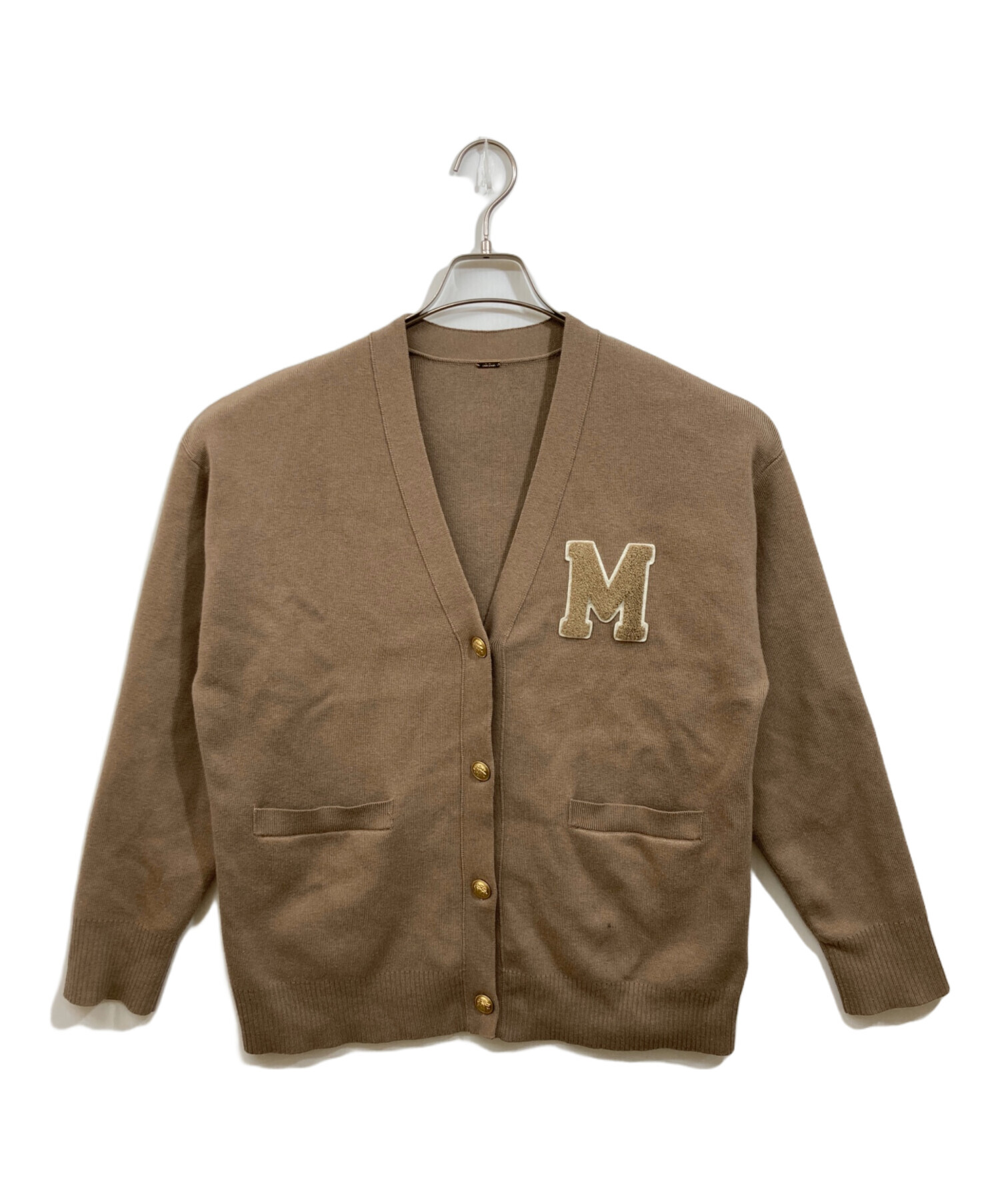 中古・古着通販】Mila Owen (ミラオーウェン) アップリケデザイン金釦V