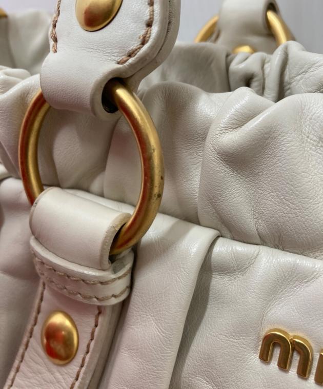 中古・古着通販】MIU MIU (ミュウミュウ) VITELLO LUX 2WAYレザー