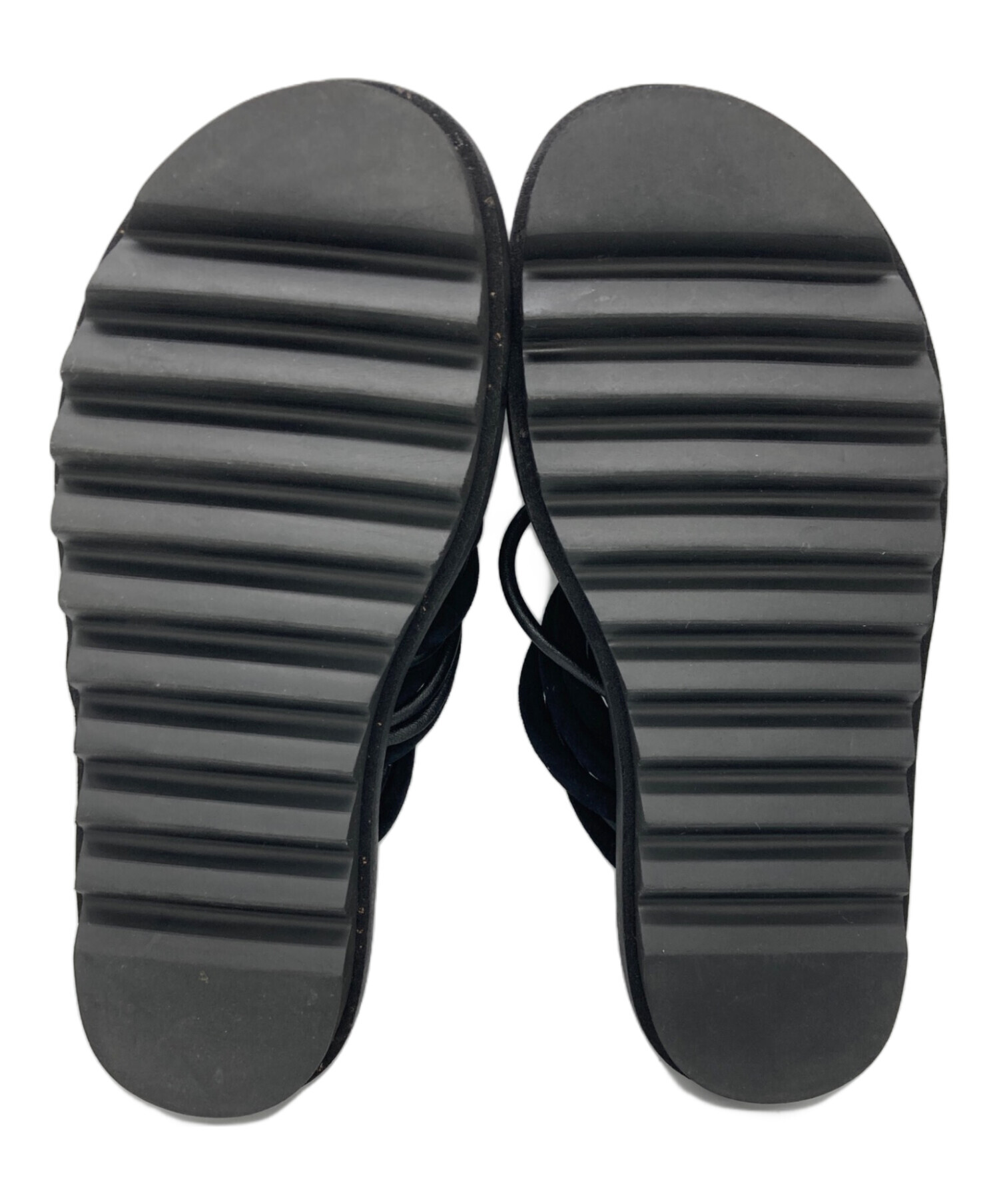 中古・古着通販】sacai (サカイ) シャークソールサンダル ブラック