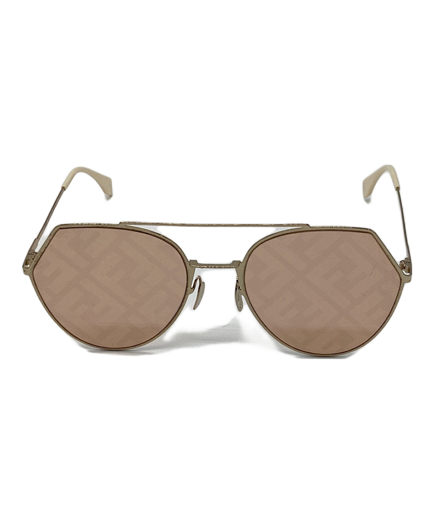 中古・古着通販】FENDI (フェンディ) サングラス ゴールド｜ブランド