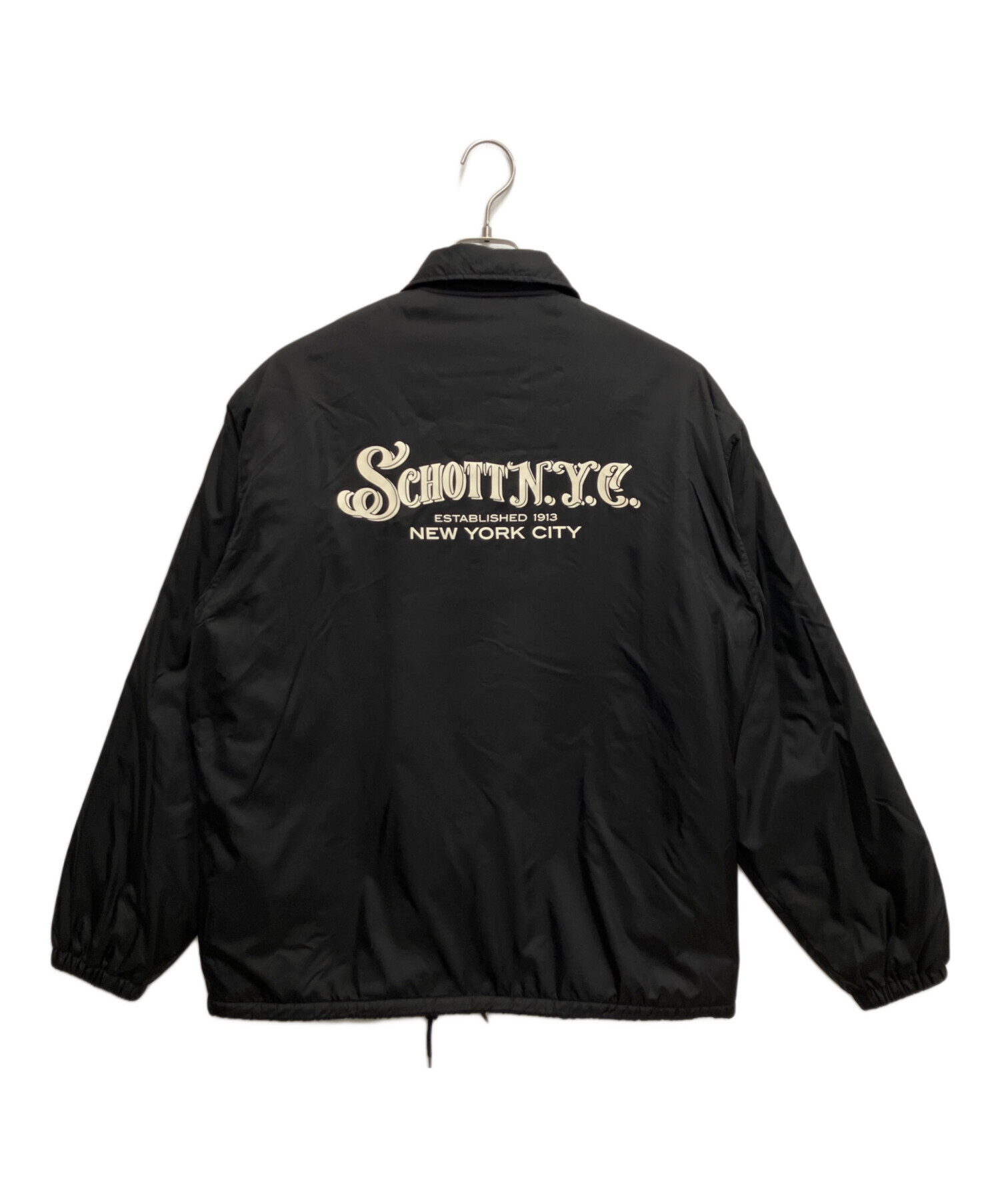 中古・古着通販】Schott (ショット) 裏ボアコーチジャケット ブラック