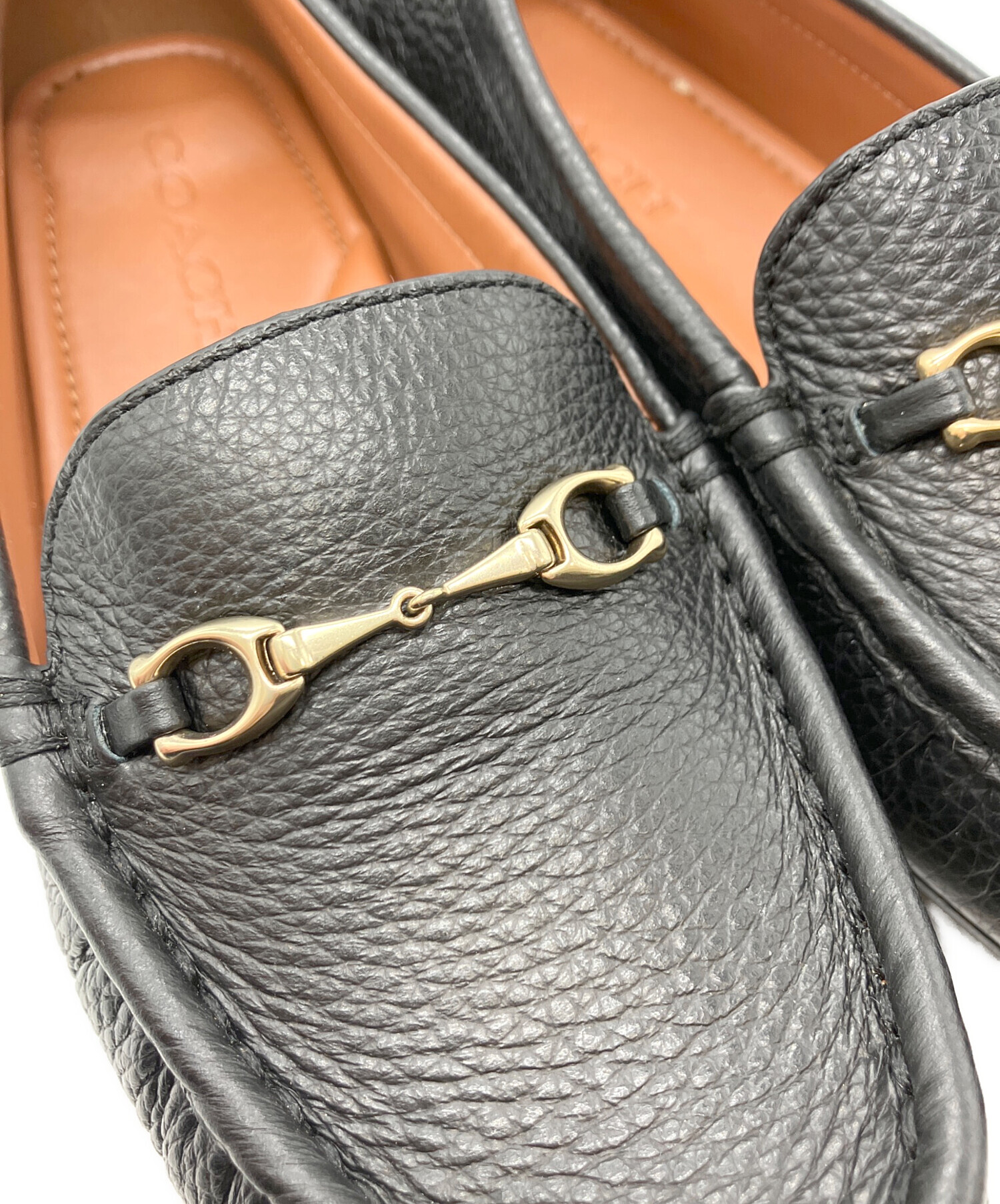 中古・古着通販】COACH (コーチ) メイビス ビットローファー ブラック