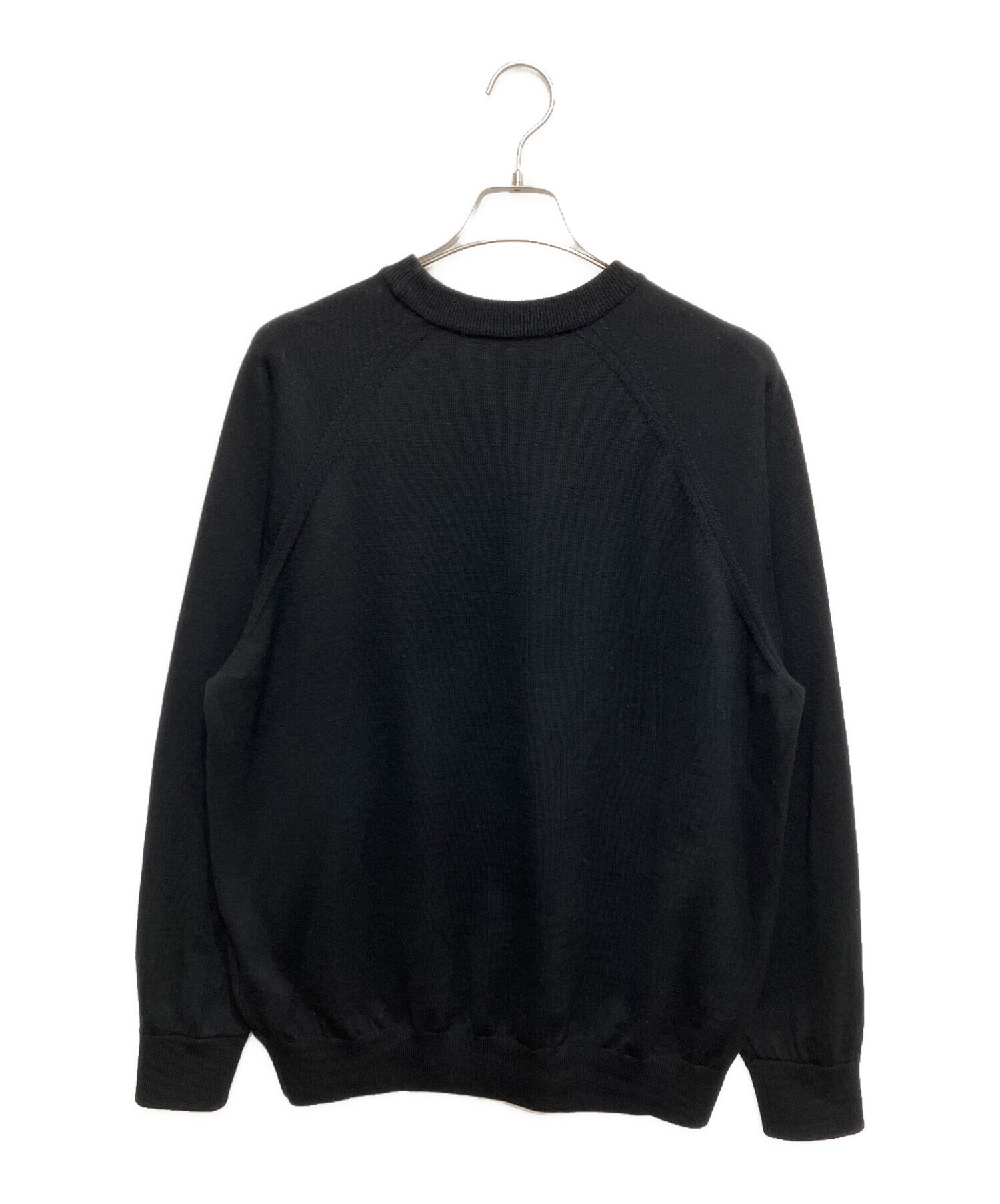 中古・古着通販】ENNOY (エンノイ) MERINO WOOL SWEATER ブラック