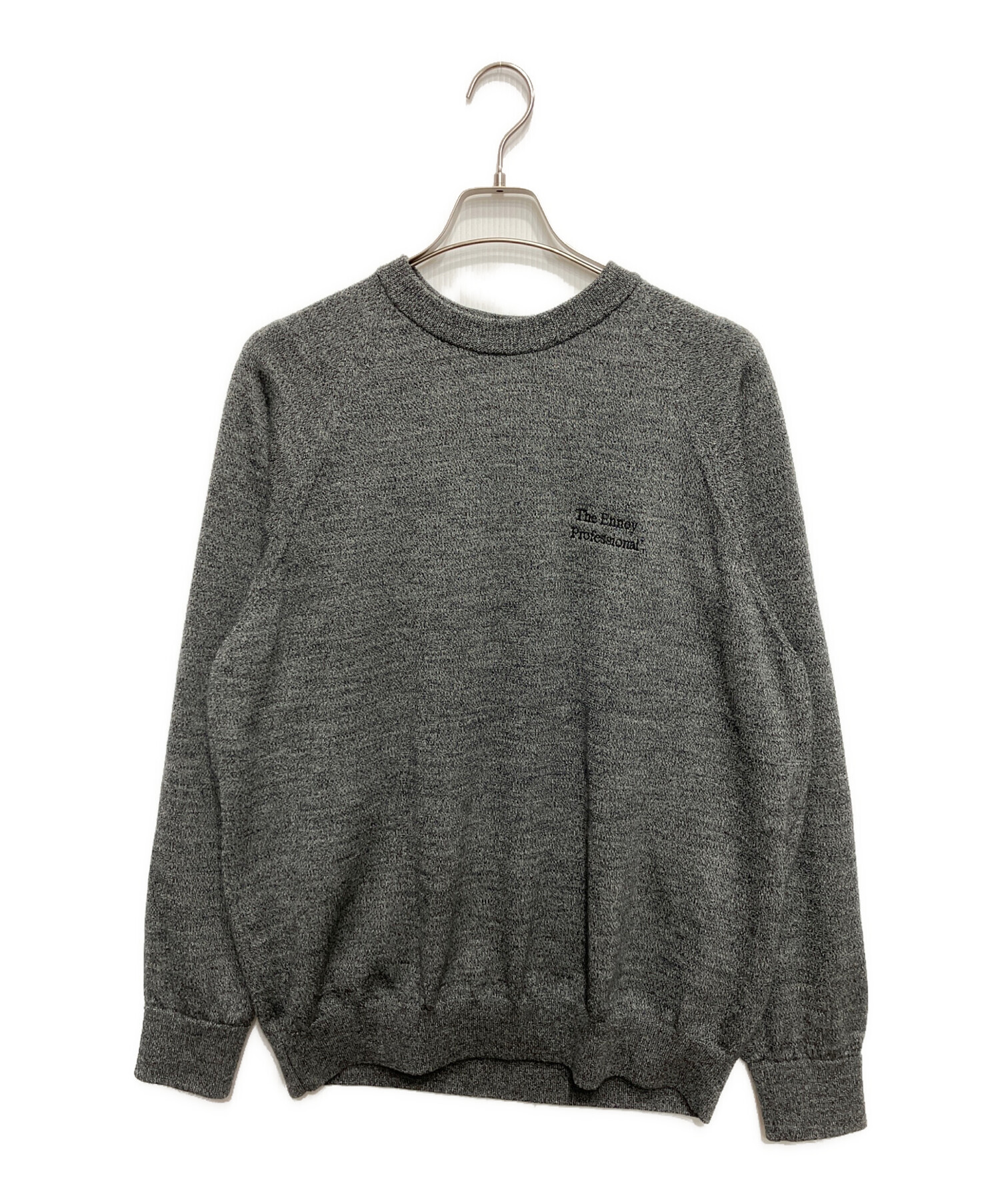 中古・古着通販】ENNOY (エンノイ) MERINO WOOL SWEATER グレー サイズ