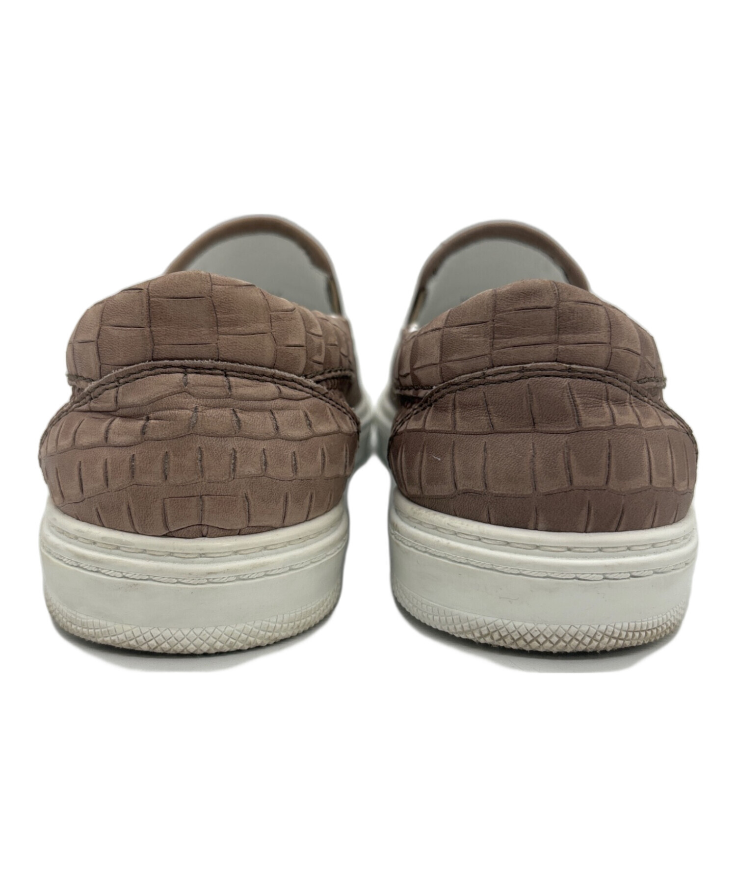 JIMMY CHOO スリッポン ホワイトブラウン