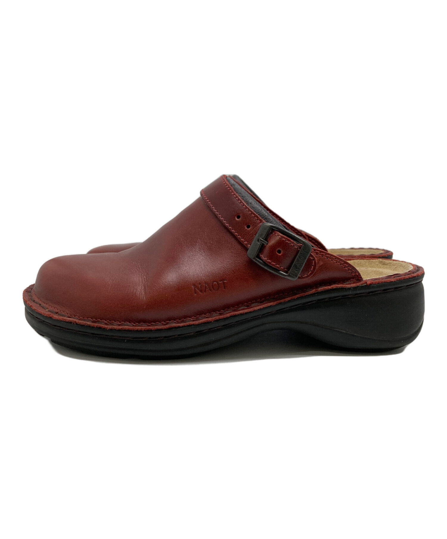 NAOT 赤 バックストラップ サボサンダル 37 NAOT 赤 バックストラップ
