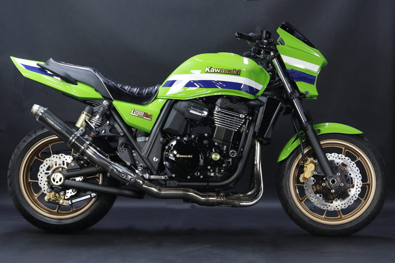 zrx1100 zrx1200 techserf スリップオンマフラー zrx1100 zrx1200