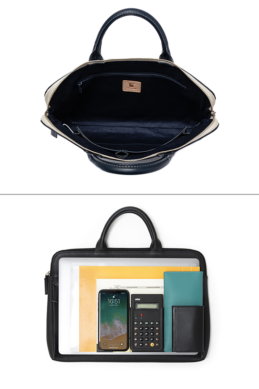 上品で爽やかに持てるレザービジネスバッグ – 革・レザーバッグのTRION