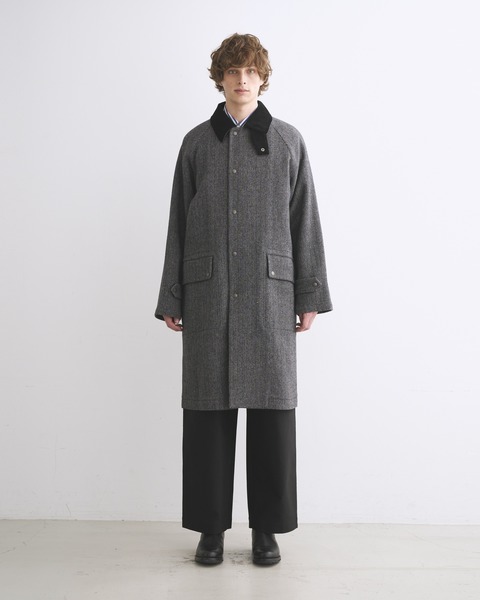 BARGATE バーゲート｜グレーヘリンボーン×ネイビー｜ユニセックス