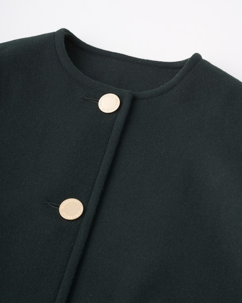 MALTON NO COLLAR マールトン ノーカラー｜ブラック｜ウィメンズ