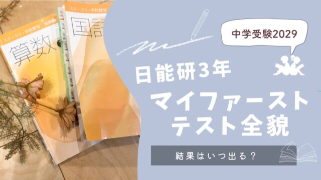 書き込み消去済】日能研 マイファーストテスト 2024 小3 国語 算数