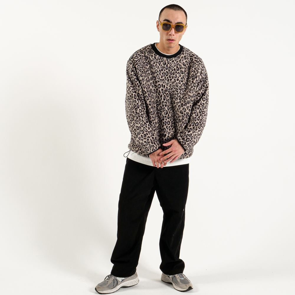 キャプテンズヘルム レオパード フリース クルー | CAPTAINS HELM