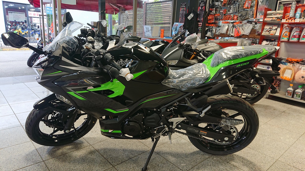 Kawasaki Ninja400黒緑の在庫ございます！ [最新情報] | U-MEDIA (ユー
