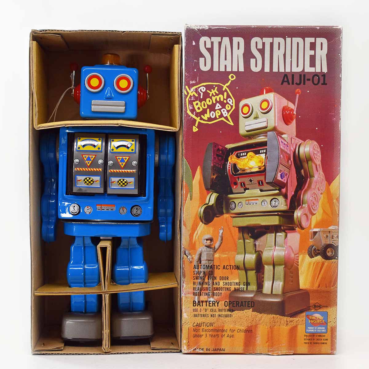 Star Strider Robot by Horikawa with Original Box, Japan A.L.4