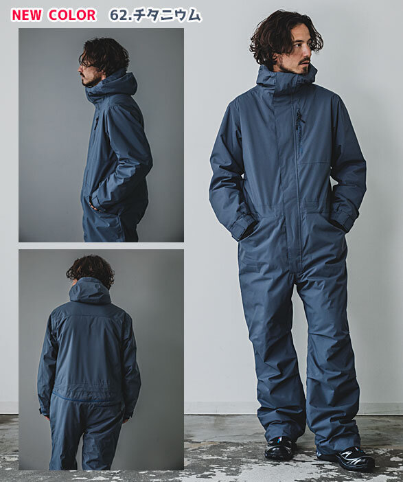 公式]GE-770 ブリザードシェルツナギ服 防水・防寒 ヒップオープン機能