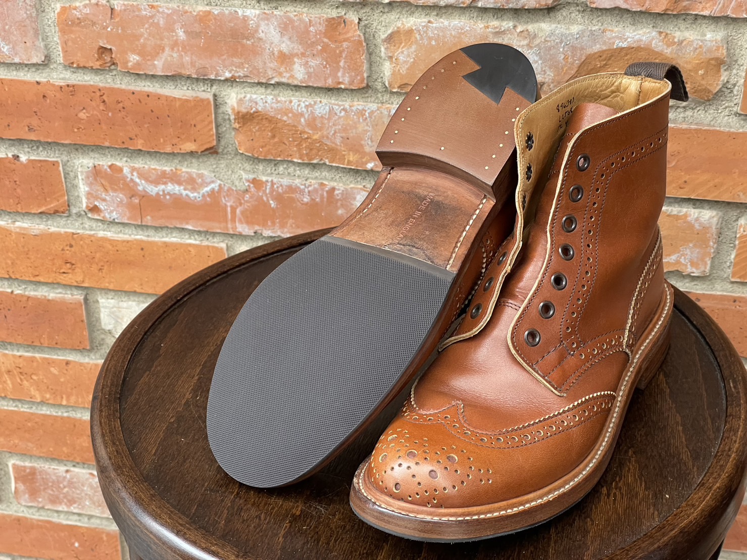 Tricker's 】トリッカーズ “MALTON” モールトン ハーフラバーソール