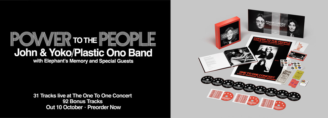 12枚組の豪華ボックス・セット『パワー・トゥ・ザ・ピープル』10月10日