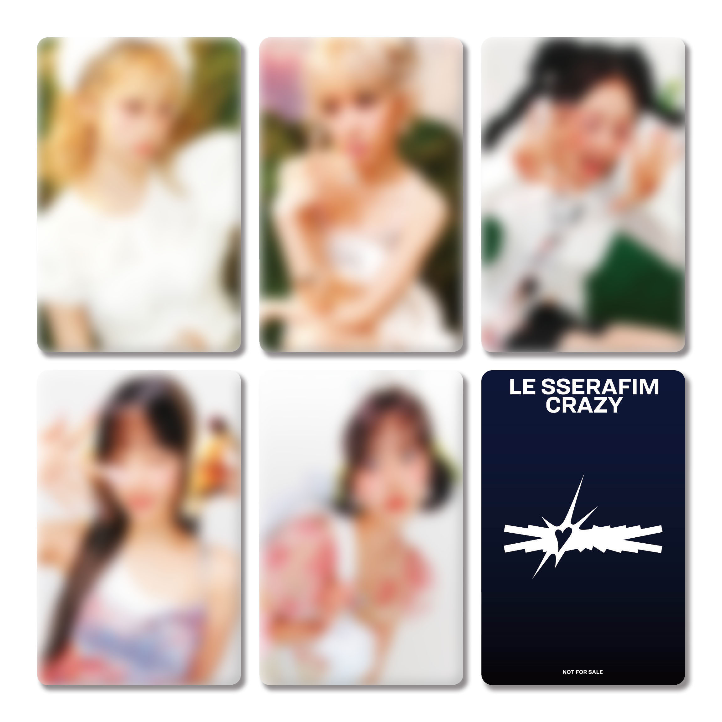 LE SSERAFIM 4th Mini Album 'CRAZY' CD購入特典絵柄公開！ - LE SSERAFIM