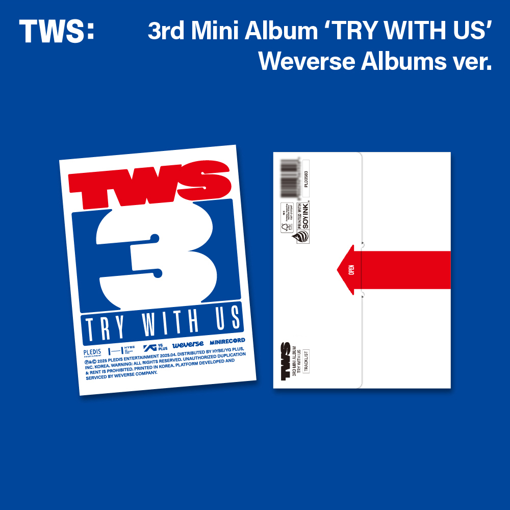 TWS 3rd Mini Album「TRY WITH US」Compact Ver. / Weverse Albums ver