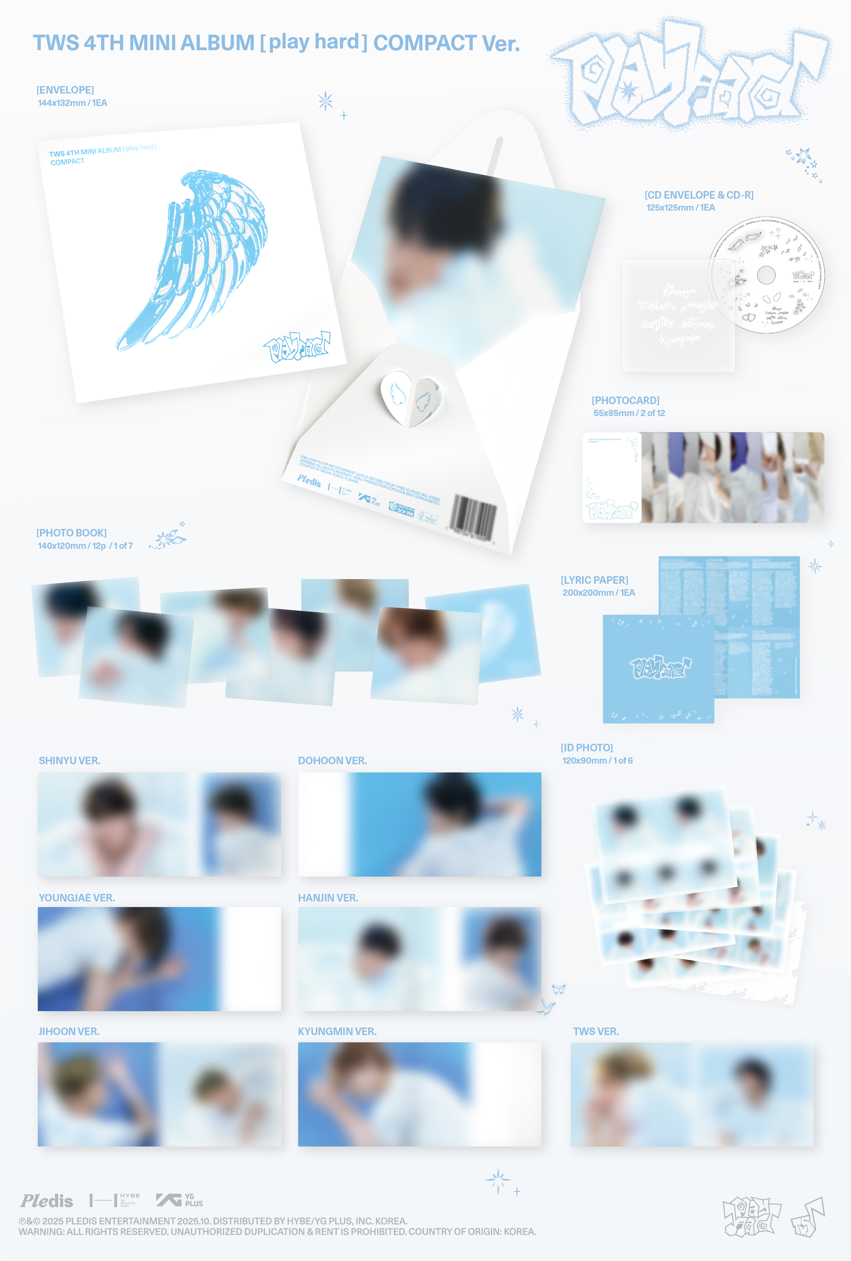 TWS 4th Mini Album「play hard」発売決定&予約販売開始 - TWS