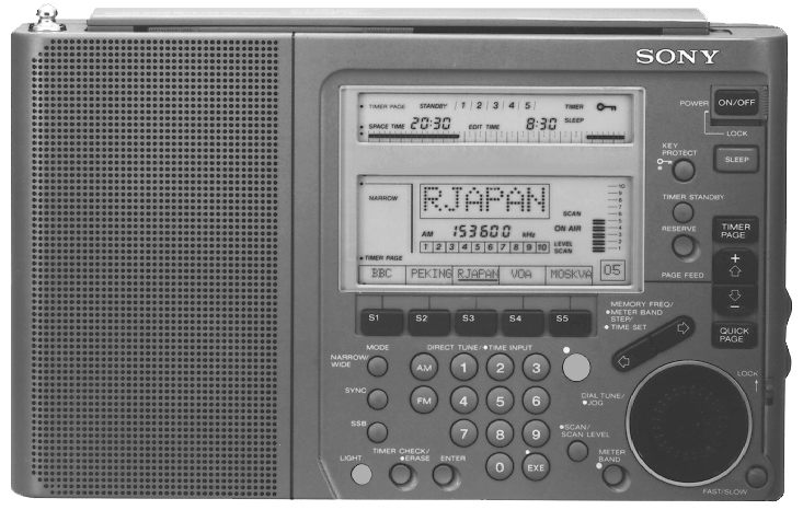 Sony ICF-SW77 Shortwave Radio Sony ICFSW77