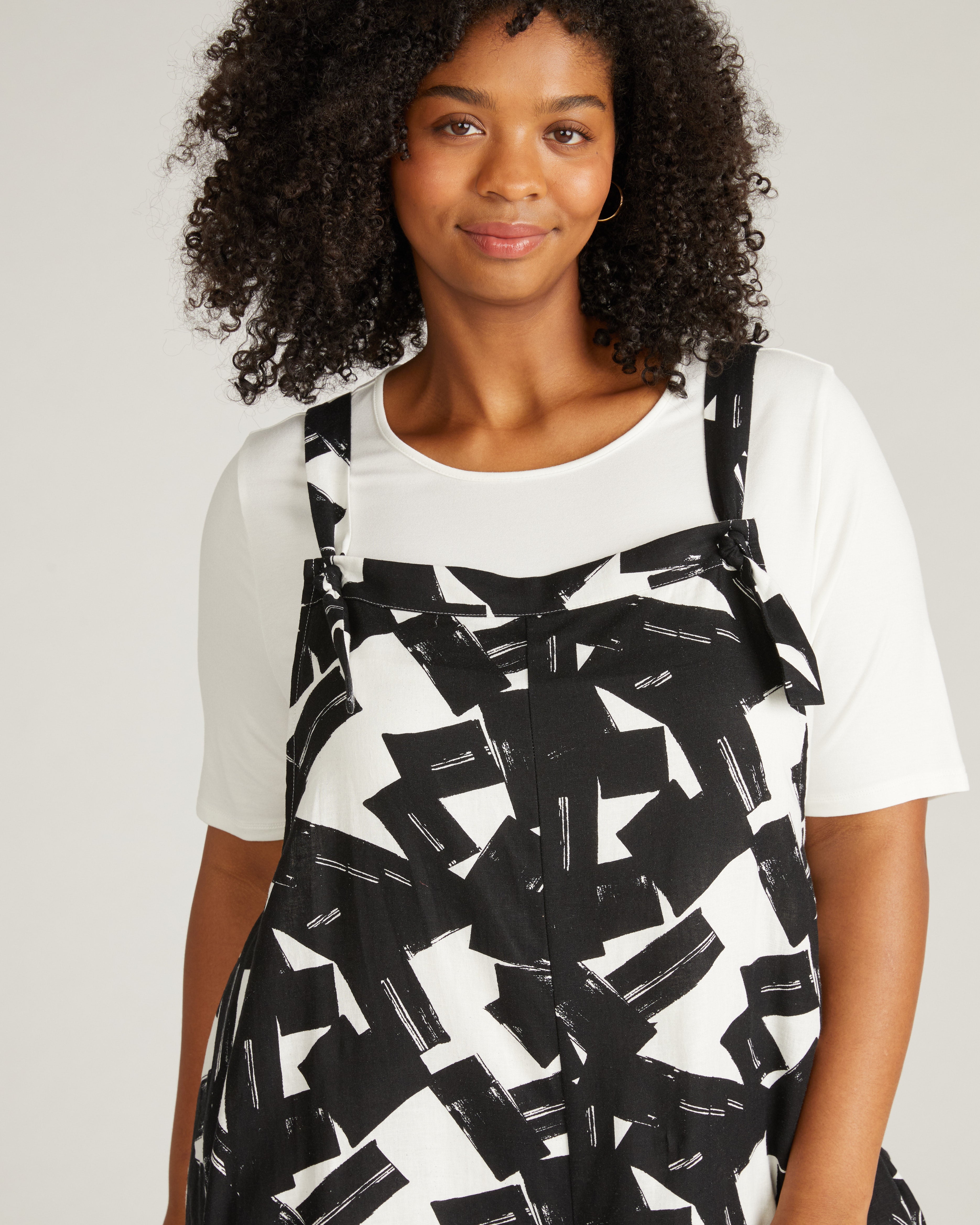 Kora Linen Overalls - Santiago Print – Universal Standard