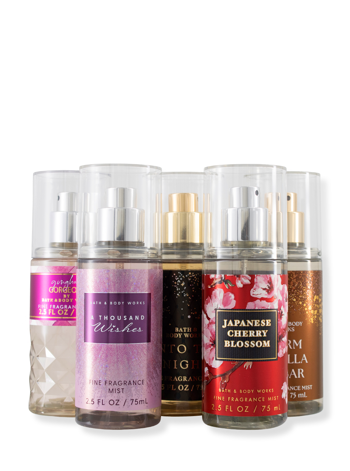 バスアンドボディワークス新品ボディミストセット 5種 Nej123様】5本