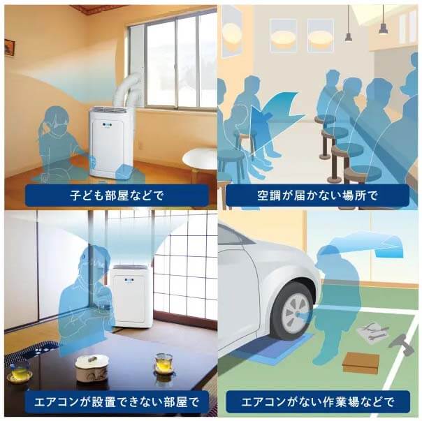 トヨトミ TAD-22NW スポット冷暖エアコン ウエダ金物【公式サイト】